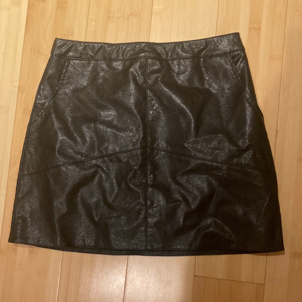 Lulu’s Vegan Leather Skirt